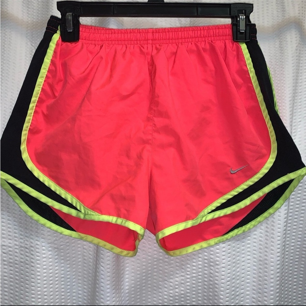 NWOT - Nike Dri-Fit Women’s Shorts - Pink/Black/Lime - Size S
